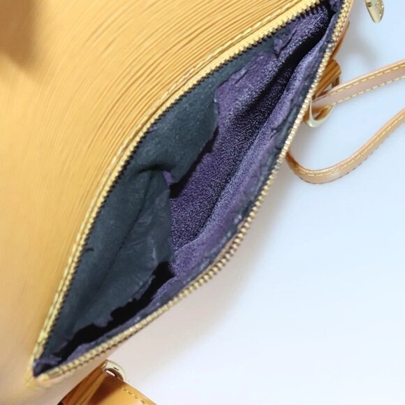 LOUIS VUITTON Epi Mabillon Backpack Yellow M52239 LV Auth ep10799 - Picture 13 of 16